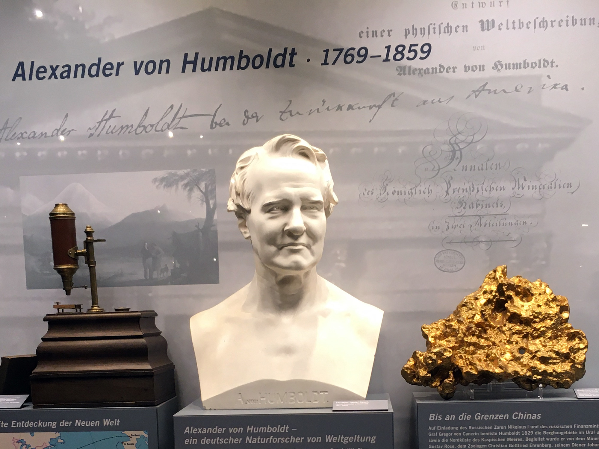Alexander v. Humboldt, Museum für Naturkunde, Berlin ©K. Schwahlen 2019